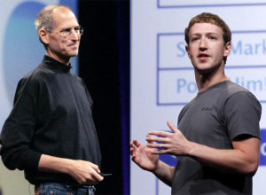 Steve Jobs and Mark Z
